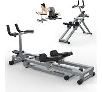 Spine Twist and Stretch Trainer, Low Impact Crawling Exercise Machine for Core Workout, Waist Twister & Back Stretcher for Home Gym, 330LB Capacity