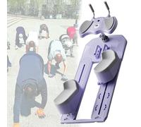 Spine Twist and Stretch Trainer with 3-Level Adjustable Height, 70cm Crawling Stroke Detachable Ab Workout Machine for Waist Toning and Leg Stretching at Home