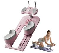 Spine Twist & Stretch Trainer,6-in-1 Multi-Functional Ab Trainer,3-Level Adjustment,70CM Big Crawl,Max 507lbs/230 kg,Detachable,for Waist and Core Training Pink