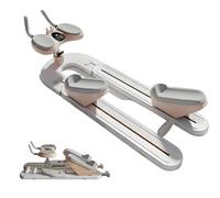 Spine Twist & Stretch Trainer,Ab Toner w/Digital Timer,3 Adjustable Height,92cm Low-Impact Exercise,100kg Capacity,for Waist Toning, Leg Stretching & Core Activation