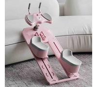 Spine Twist & Stretch Trainer, Adjustable Back Stretcher, Crawling Machine with Phone Holder & LCD Display, Detachable, for Core Leg Waist Training