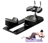 Spine Twist & Stretch Trainer,Crawling Training Machine,3 Adjustable,Phone Holder,Detachable,for Home & Gym Use,Abdominal,Waist,and Core Training Black