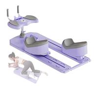 Spine Twist Trainer and Stretch Trainer, Crawling Training Machine with LED Counter, 3-Gear Adjustment, Home Gym Equipment for Waist Toning, Leg Stretching, 230kg Load Capacity