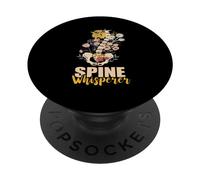 Spine Whisperer Relief Chiropractor Chiropractic Assistant PopSockets Adhesive PopGrip