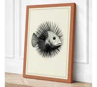 Spined Organism Botanical Canvas Wall Art Print 30x20 Inch (76 x 51 cm)