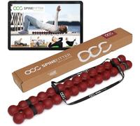 SPINEFITTER by SISSEL® - Back & Spine Mobilisation Tool for Tension Relief, Posture & Mobility - Pilates, Yoga & Physiotherapy Training Aid - Red Anthracite