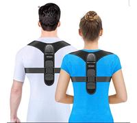 Spinegear Upper back support posture corrector back brace for Men & Women - UK design clavicle straightener pain relief from back shoulder and neck (Suitable for Size 20-43)
