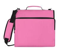 Spinel Red Zipper Binder Protective Padding High Capacity Zippered Portfolio