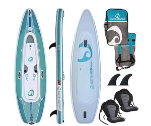 Spinera SupKayak 12ft Sup / Kayak Package 2024 - Blue/White