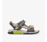 Clarks Premium Spiney Tail K Flat Sandal, Grey, 7 UK