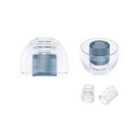 SpinFit NEO for IEM - M - Silicone Patented Eartips for Replacement, Secure Fit and Supreme Comfort, Reduce Allergic Reaction, One Set Fits Normal and Thin Nozzles (1 Pair)(with Inserts)