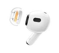 SpinFit SuperFine for AirPods Pro Gen 1 & 2 - L - Medical Grade Silicone Patented Replacement Ear Tips and Adapters for Supreme Comfort (one pair)(ear tips installed)