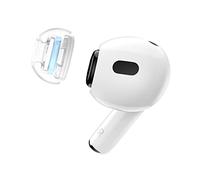 SpinFit SuperFine for AirPods Pro Gen 1 & 2 - M - Medical Grade Silicone Patented Replacement Ear Tips and Adapters for Supreme Comfort (one pair)(ear tips installed)