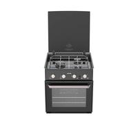 SPINFLO TRIPLEX CARAVAN COOKER 3 BURNER HOB OVEN GRILL WITH LID GAS SHUT OFF