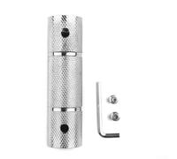 Spinlock 1 Inch Dumbbell Bar Extender Linker with Fastening Screws for Connecting Dumbbell Bars into a Barbell for Muscle and Strength Workouts