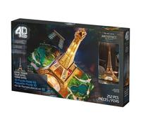 Spinmaster 4D Build 3D Puzzle Model Kit Eiffel Tower Ages 12+ Years