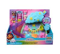 Gabby’s Dollhouse, Kitty Care Ear Purrfect Playroom, 17-Piece Playset with 4 Toy Figures and Dollhouse Furniture, Kids’ Toys for Girls & Boys Aged 3+