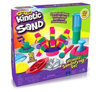 Kinetic Sand Ultimate Sandisfying Set - Pink, Yellow and Teal, Sensory Toys