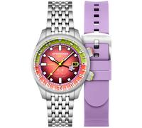 Spinnaker Bradner GMT Automatic Spongebob Squarepants Bubbly Grins Limited Edition SP-5162-44 - Man - 42 mm - Analogue - Automatic - Sapphire-Coated Mineral Glass Pink 20 mm