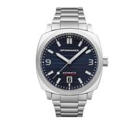 Spinnaker Hull Men's Automatic 3 Hands Watch with Blue Dial and Solid Stainless Steel Bracelet - SP-5073-22