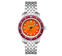 Spinnaker Men's 40mm Fleuss 40 Automatic Sunset Amber Watch with Solid Stainless Steel Bracelet SP-5133-99