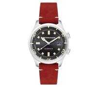 Spinnaker Men's 42mm Bradner Automatic Ink Black Watch with Leather Strap SP-5062-01