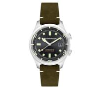 Spinnaker Men's 42mm Bradner Automatic Olive Watch with Leather Strap SP-5062-02
