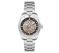 Spinnaker Men's 42mm Croft 42 Skeleton Automatic All Steel Watch with Solid Stainless Steel Bracelet SP-5134-33