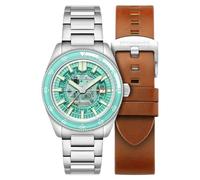 Spinnaker Men's 43mm Fleuss Automatic Severn Edition Tropical Blue Watch with Solid Stainless Steel Bracelet SP-5118-44