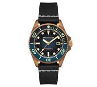Spinnaker Men's 43mm Tesei Bronze Swiss Automatic Midnight Blue Watch with Leather Strap SP-5060-0A