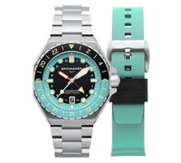 Spinnaker Men's 44mm Dumas Dark Turquoise Japanese Automatic Watch with Solid Stainless Steel Bracelet SP-5119-33