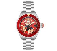 Spinnaker Men's 45mm Piccard Automatic Popeye Forearm Fury Limited Edition Blistering Red Watch with Solid Stainless Steel Bracelet SP-5173-33