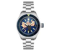 Spinnaker Men's 45mm Piccard Automatic Popeye Forearm Fury Limited Edition Buoy Blue Watch with Solid Stainless Steel Bracelet SP-5173-22