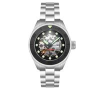 Spinnaker Men's 45mm Piccard Skeleton Automatic Dust Black Watch with Solid Stainless Steel Bracelet SP-5135-11