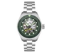 Spinnaker Men's 45mm Piccard Skeleton Automatic Mist Green Watch with Solid Stainless Steel Bracelet SP-5135-22