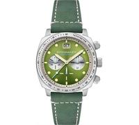 Spinnaker SP-5068-06 Mens Watch Hull Chronograph Shire Green 42mm 10ATM