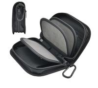 Spinner Bait Bag, Polyester EVA Waterproof Case | Eighteen Centimeter Large Multi Layered Tackle Pouch, Two Hundred Gram Fishing Lure Organizer with Carabiner for Outdoor Trip