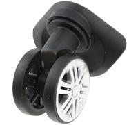 Spinner Caster,Swivel Wheels Replacement,2 Pieces A19 Suitcase Luggage Dual Roller Wheels Replacement Casters for Trolley Case Black - Easy Installation Castors
