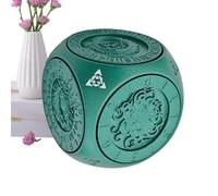 Spinner Dice - 7-in-1 Rotating Game Set, Metal Geometric Board Piece, Compact Travel Accessory | Interactive Entertainment for Family Couples Adults Teens Kids Gatherings Outdoor Play