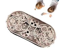 Spinner Dice,Game Spinner Dice in Metal - Aluminum Alloy Mysterious Toy with Engravings, Beginners Group Activities Use for Bar, Dorm, Travel, Fhome