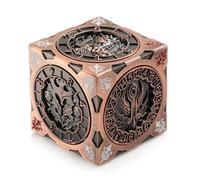 Spinner DND Dice Cube, DNDND 7-in-1 Spinning Dice Set with Gift Box for Dungeons and Dragons D&D Tabaltop Ideal Collector's Gift for Dungeon Masters (Copper)