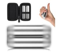 Spinner Fidget Roller Handheld Fidget Toy Portable Metal Roller Finger Decompression Roll for Adults Men Women Relieve Stress Tension Promoting Focus Clarity Office Roller Toys (Silver)