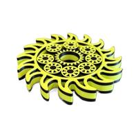 Spinner Fidget, Teens Calm Down Toy, Anti-Stress Portable Sun Spinner, 3.94 x 4.17 x 0.55 inches Compact Sensory Rotating Toys, Ideal for Adults, Kids, Travel, School, Outdoor and Focus