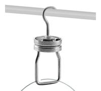 Spinner Hooks - Swivel Hooks | Rotating Paint Hook | Spinner Paint Clip | Powder Pivot Paint Tip for Heavy Painting Pivot | CLAMP SHAPE STRIP FOR SABBLA