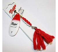 spinner mepps aglia nº7 colorred / white