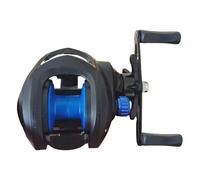 Spinner Reel - Combination of Fishing Rods and Aluminium Reels for Saltwater and Freshwater | Big Fish Casting Reel, Bass Fishing Reel, Blacking Fishing Equipment for Fishing Accessories