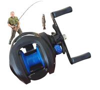 Spinner Reel, Fishing Reels - Ultralight Aluminium Fishing Rod and Reel Combination | Fishing Tackle Fishing Rods and Reel Combination for Saltwater, Blacking Fishing, Big Fish