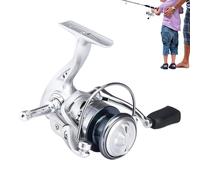 Spinner Reel | Ultra Smooth Metal - Saltwater Reel | for River Stream Pond Lake Freshwater Bass Trout Catfish Shore Pier