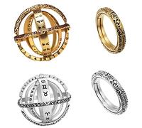 Spinner Ring Toy, Manual Anti-Stress Decompression Spinner, Finger Fidget Toy for Anxiety Relief, for Adults