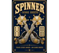 Spinner Score Sheets: 100 Score Pads for the Game of Wild Dominoes | 4x6 Small Size | Fits in the Box